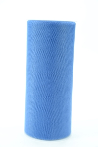 6 Inches Wide x 25 Yard Tulle, Smoke Blue (1 Spool) SALE ITEM